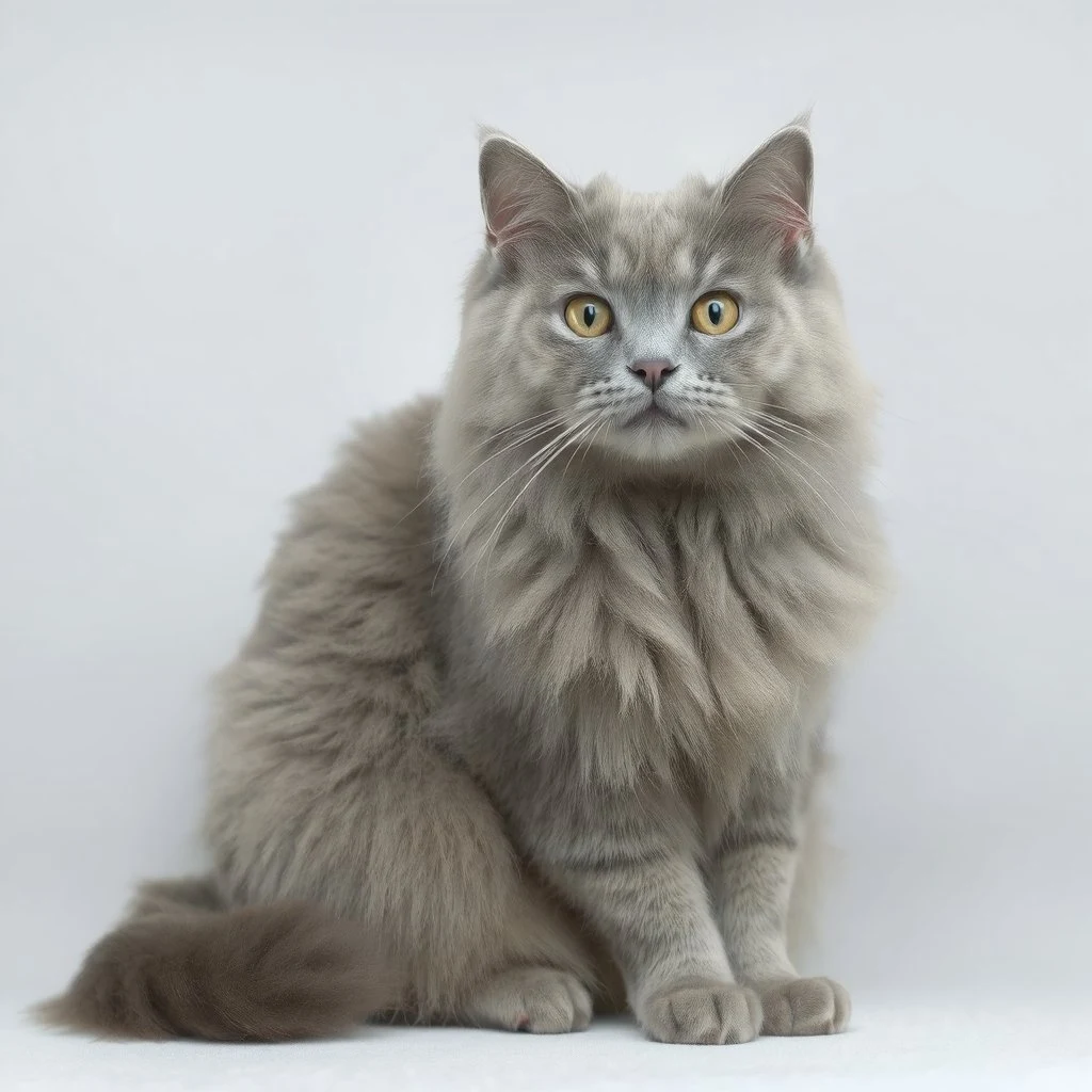 Maine Coon bleu/gris uni