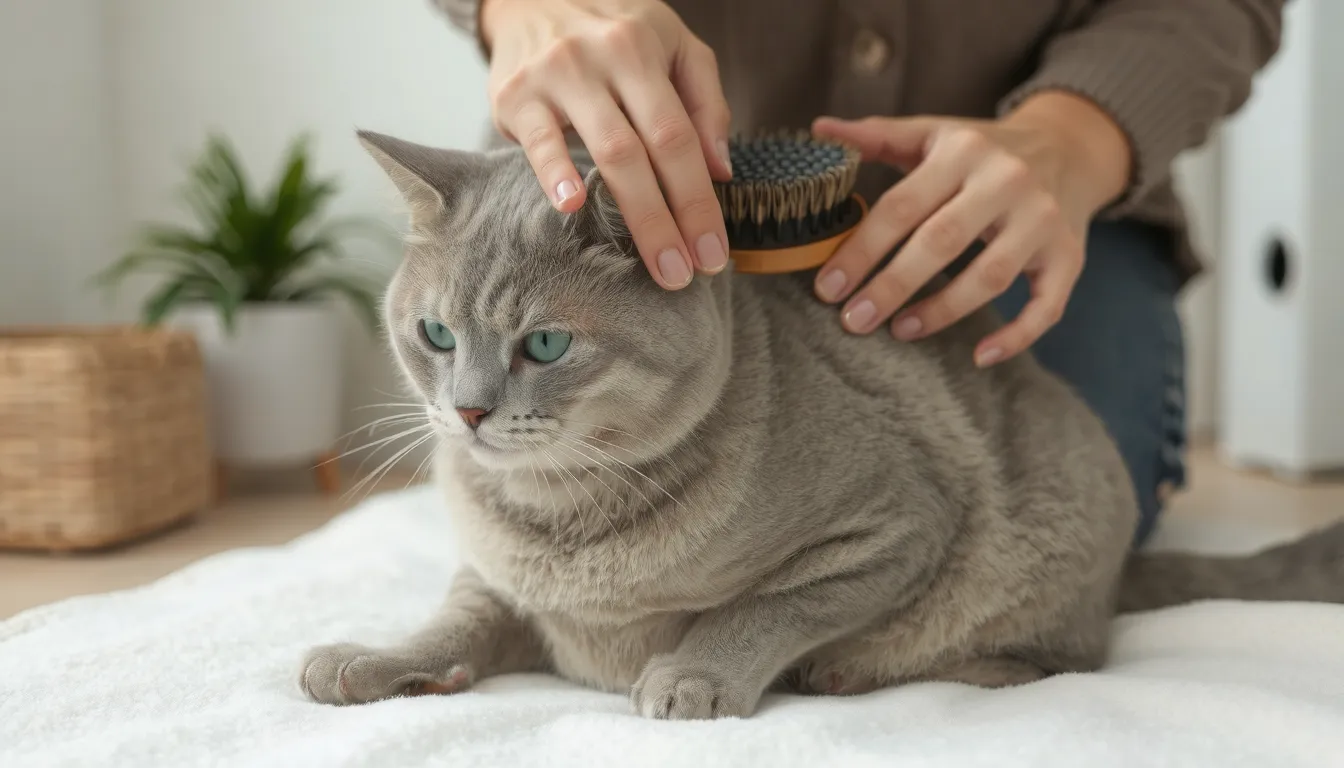 comment brosser un chat