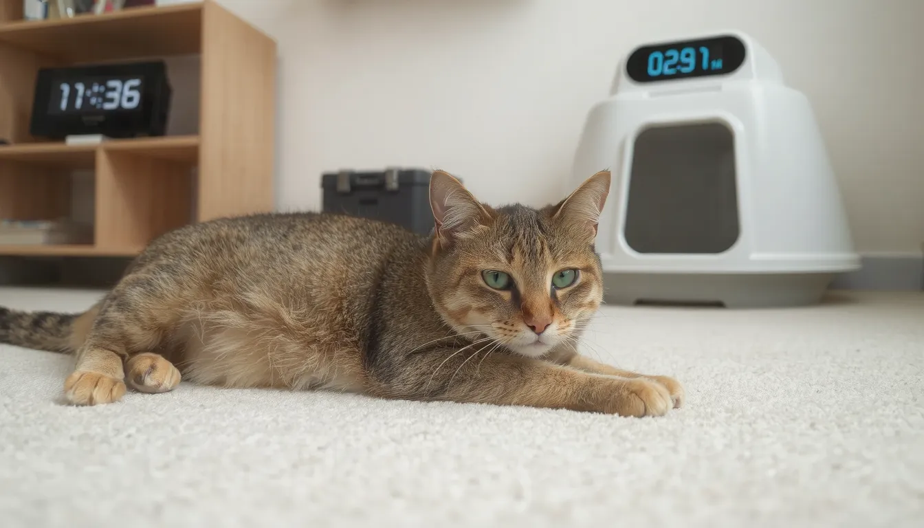 combien de temps peut tenir un chat sans faire pipi