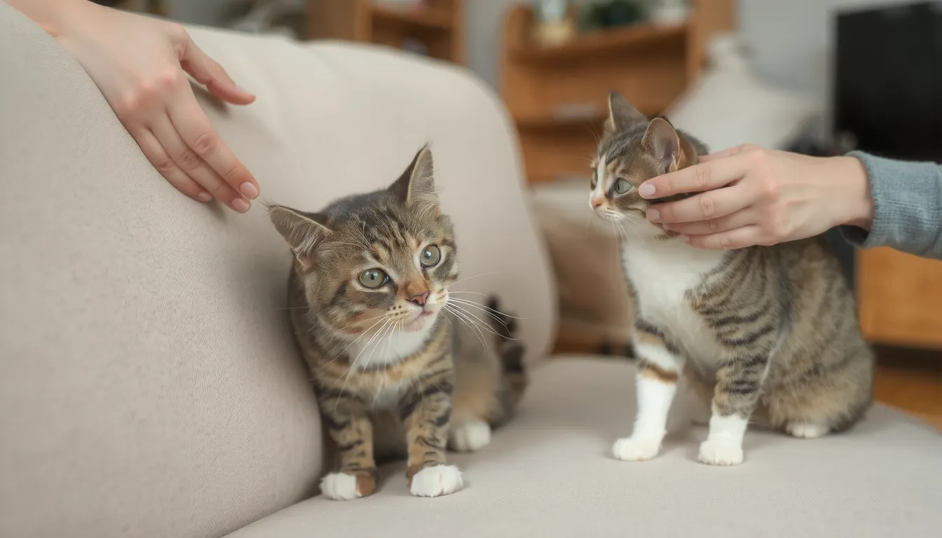 comment gronder un chat qui fait des betises