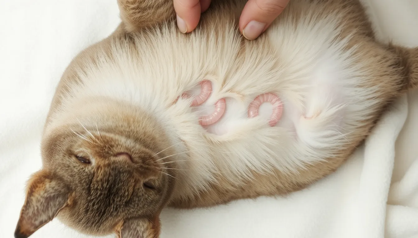 vers blanc plat chat