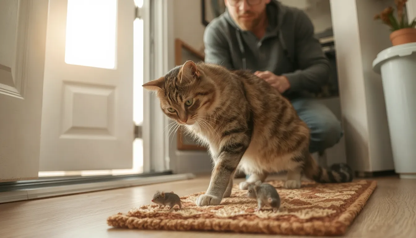 chat qui ramène des souris signification spirituelle