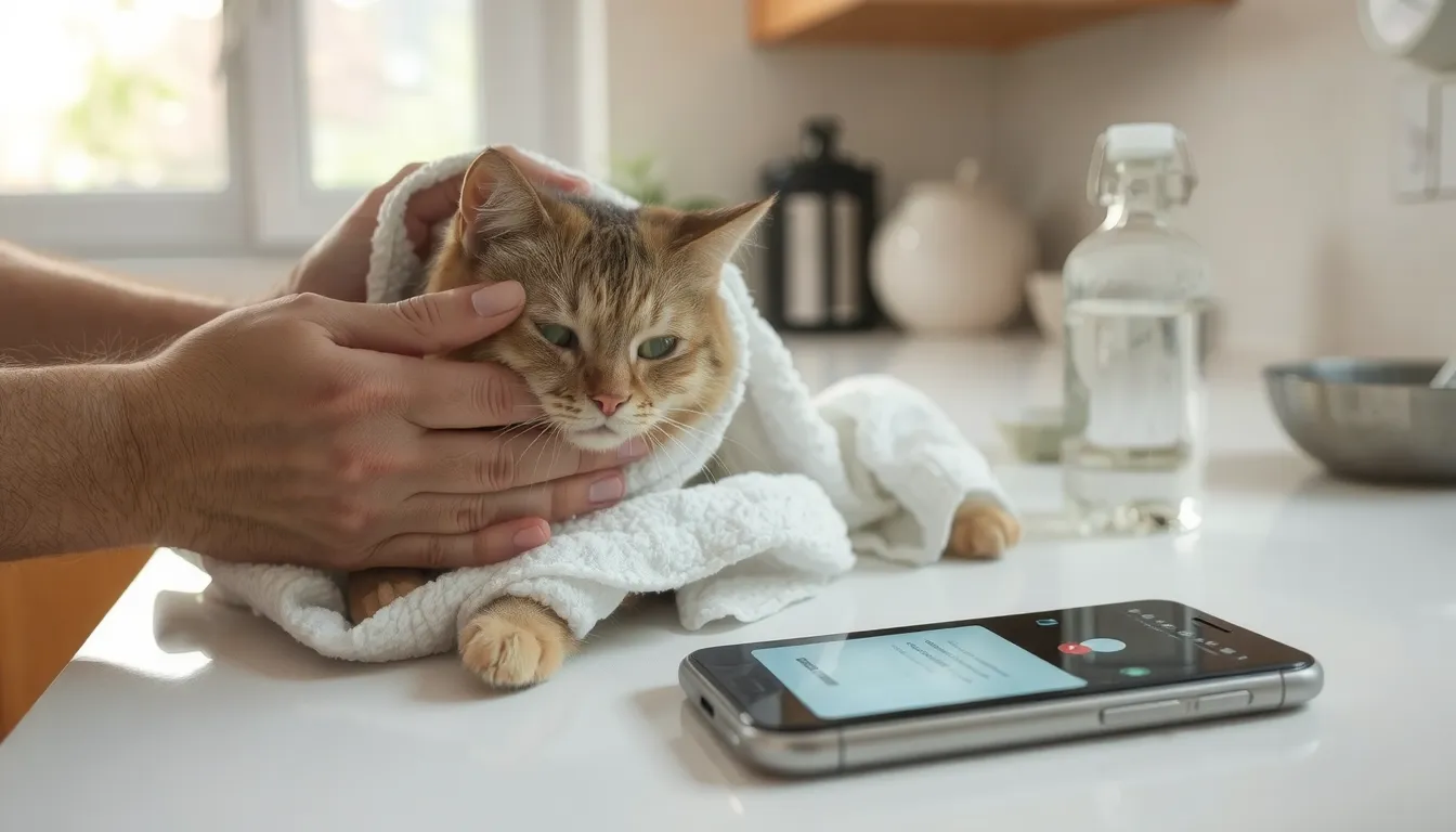 comment faire vomir un chat