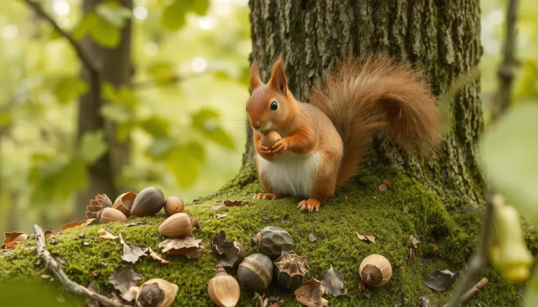 Que mange un écureuil : le guide complet de son alimentation