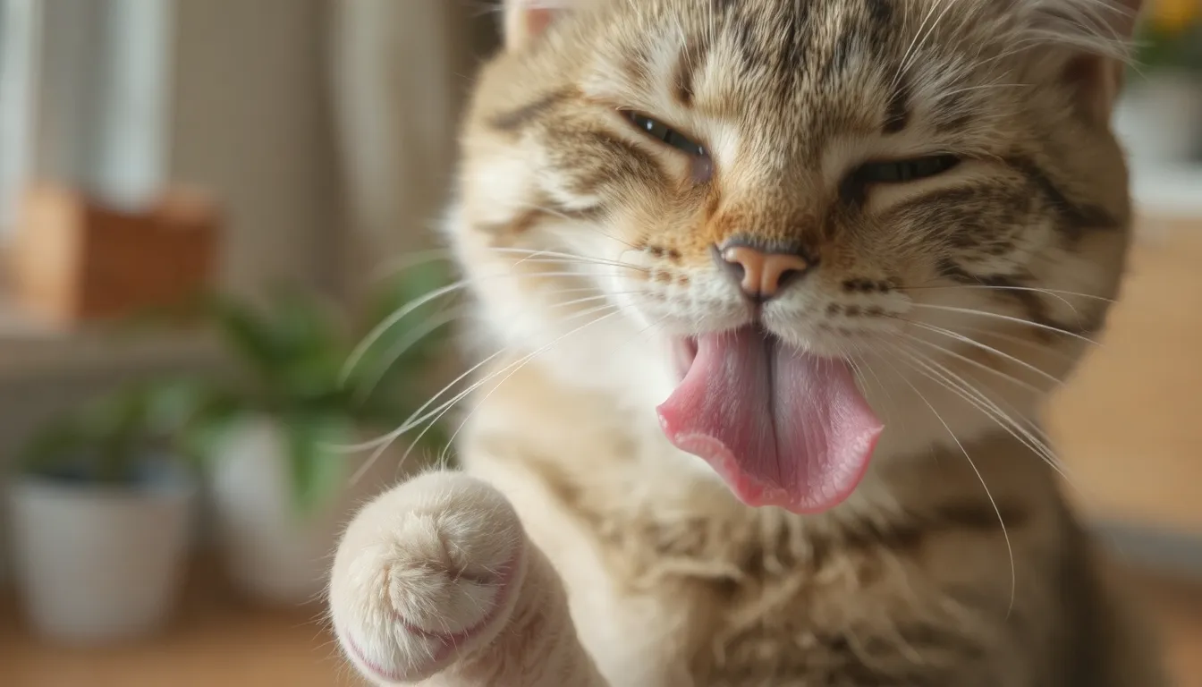 la langue du chat